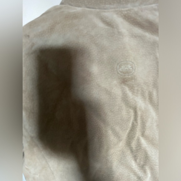 686 insulated Women's Beige Leather Jacket small VERY WARM - Picture 4 of 9